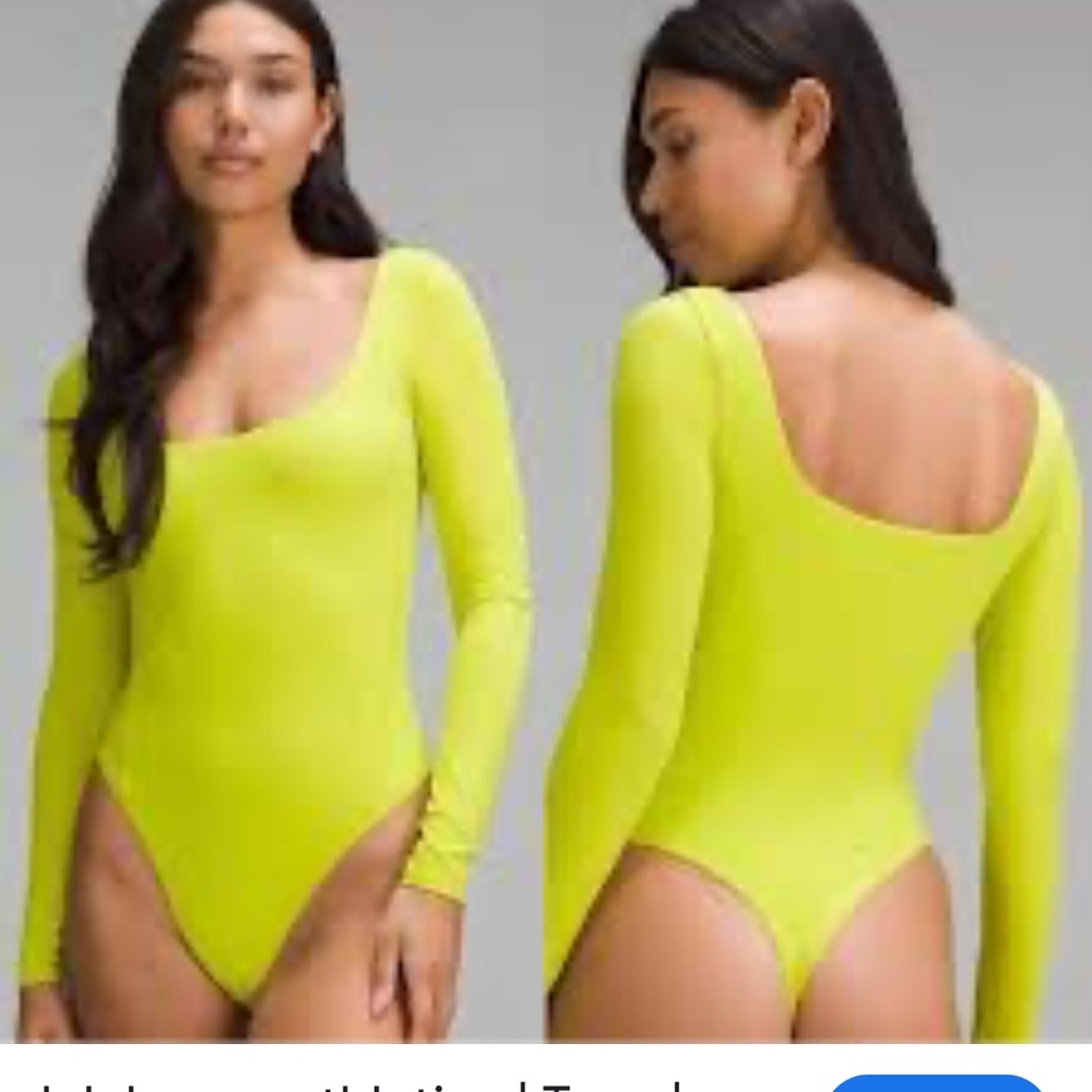 Lululemon Long-Sleeve Scoop-Back Bodysuit